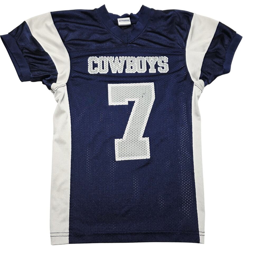 Vintage Dallas Cowboys Jersey Youth Small Blue Y2k #7